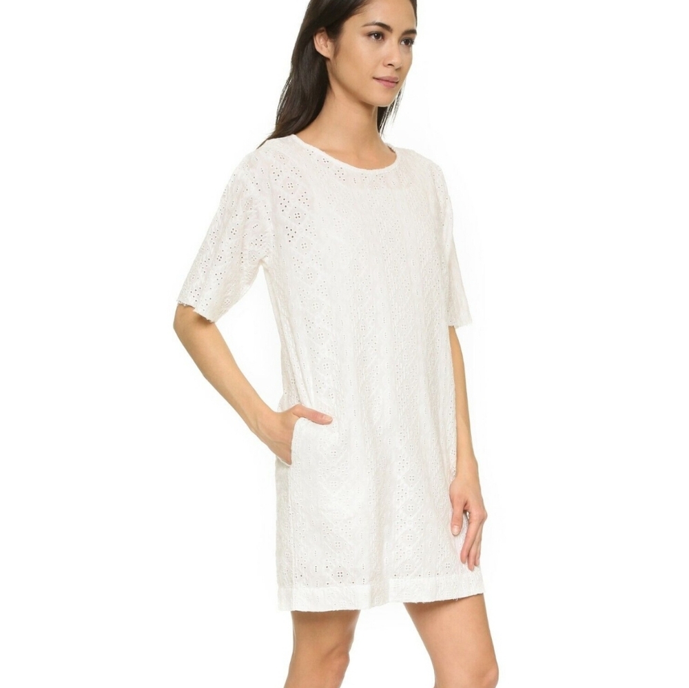 Current/Elliott NWT Dirty White Eyelet Dress